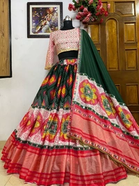 LC 597❤️PRESENTING NEW DESIGNER PRINTED LAHENGA CHOLI❤️(am)