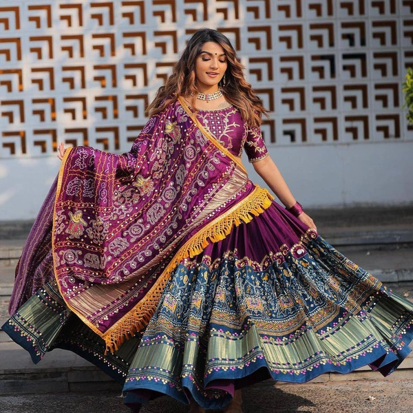 LC 606 (*ADDED NEW COLOUR)*❤️PRESENTING NEW DESIGNER PRINTED LAHENGA CHOLI❤️(am) - Pink