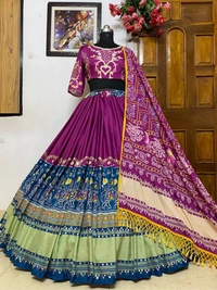 LC 606 (*ADDED NEW COLOUR)*❤️PRESENTING NEW DESIGNER PRINTED LAHENGA CHOLI❤️(am) - Pink