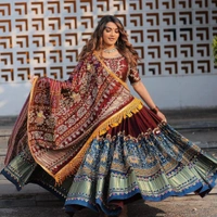 LC 606 (*ADDED NEW COLOUR)*❤️PRESENTING NEW DESIGNER PRINTED LAHENGA CHOLI❤️(am) - Pink