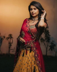 LC 643❤️PRESENTING NEW DESIGNER PRINTED LAHENGA CHOLI❤️(am)
