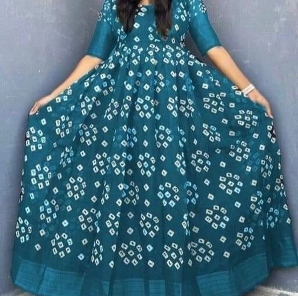 *👉❤️PRESERNTING NEW STYLISH GOWN WITH DUPATTA  AND BELT 👍* (Am) - Yellow
