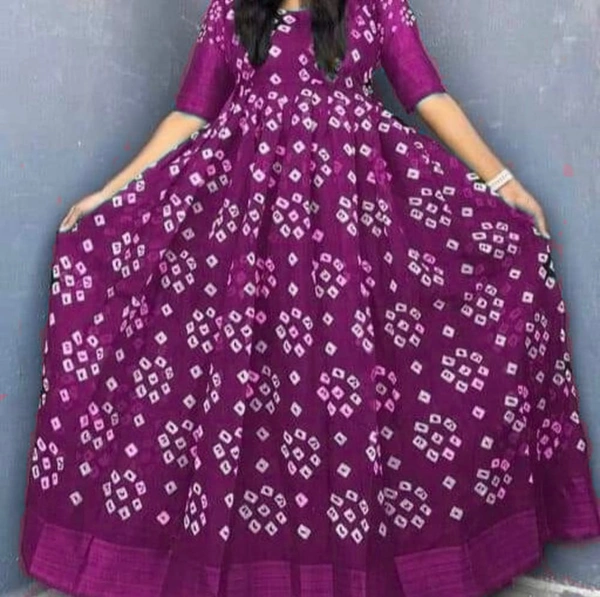 *👉❤️PRESERNTING NEW STYLISH GOWN WITH DUPATTA  AND BELT 👍* (Am) - Yellow