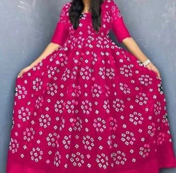 *👉❤️PRESERNTING NEW STYLISH GOWN WITH DUPATTA  AND BELT 👍* (Am) - Light Pink