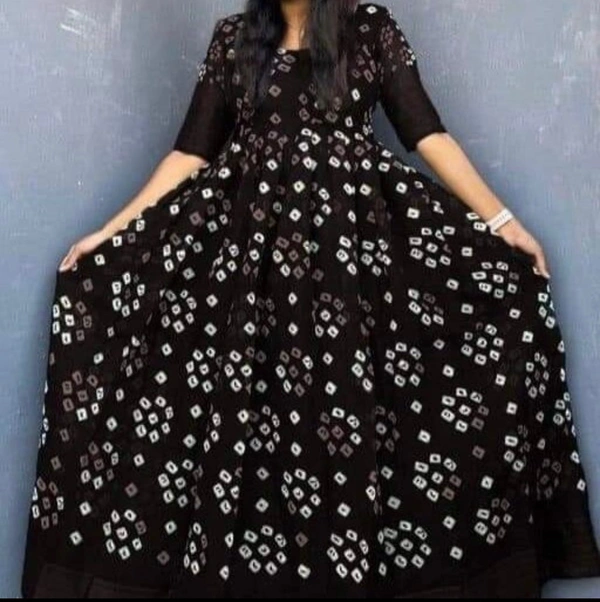 *👉❤️PRESERNTING NEW STYLISH GOWN WITH DUPATTA  AND BELT 👍* (Am) - Brown