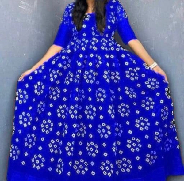 *👉❤️PRESERNTING NEW STYLISH GOWN WITH DUPATTA  AND BELT 👍* (Am) - Royal Blue