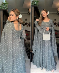 *LC 794*♥️ PRESENTING NEW DESIGNER PRINTED  ANARKALI GOWN ♥️(am)