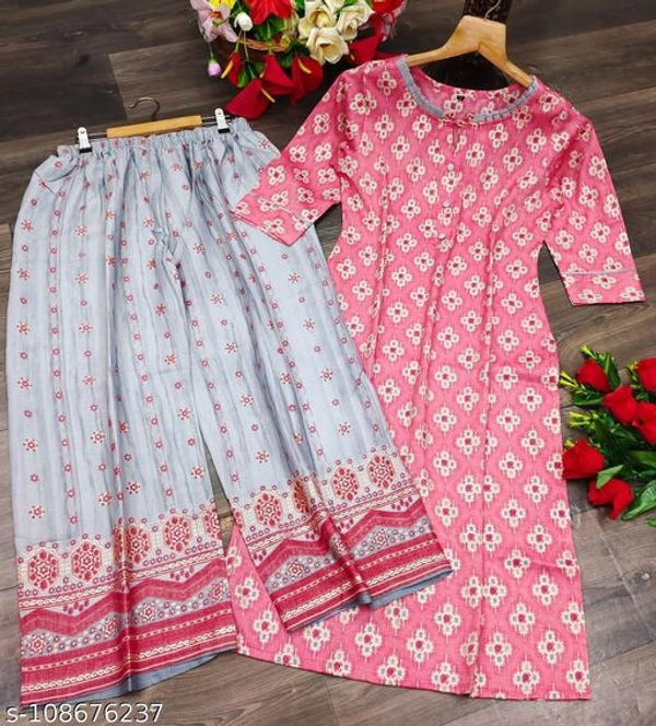 Catalog Name:*Trendy Alluring Women Kurta Sets*(M) - Pink, XXL