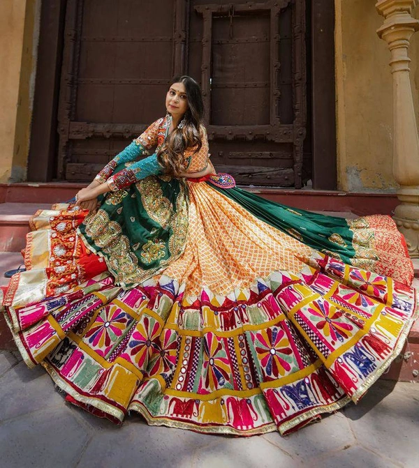 *LC 722*❤️PRESENTING NEW DESIGNER PRINTED LAHENGA CHOLI❤️(am)
