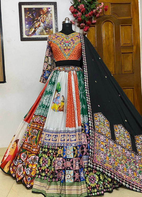 *LC 766*❤️PRESENTING NEW DESIGNER PRINTED LAHENGA CHOLI❤️(am)