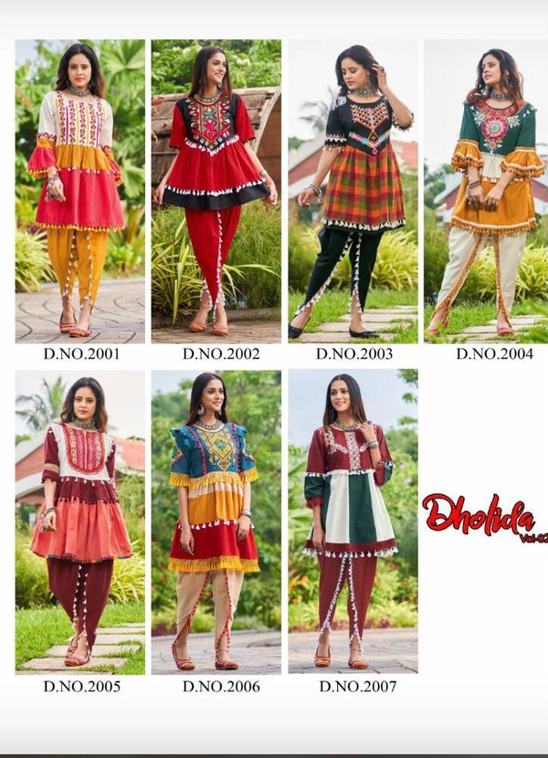 We do our best to give  you Gujarati traditional navrarti wear with amazing craftsmanship of designs and patterns(am) - D.No.2001, XL(44)