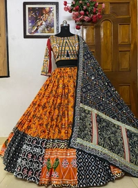 *LC 749*❤️PRESENTING NEW DESIGNER PRINTED LAHENGA CHOLI❤️(am)
