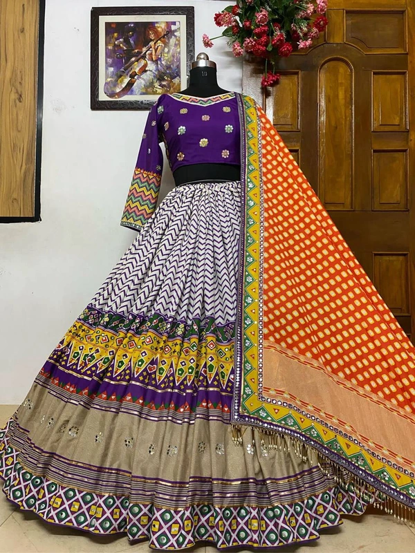 *LC 807* ❤️PRESENTING NEW DESIGNER PRINTED LAHENGA CHOLI❤️(am)