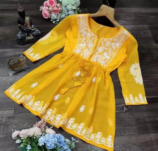 🌟 *Anarkali Top Vol-1⃣* 🌟(am) - L, Gold