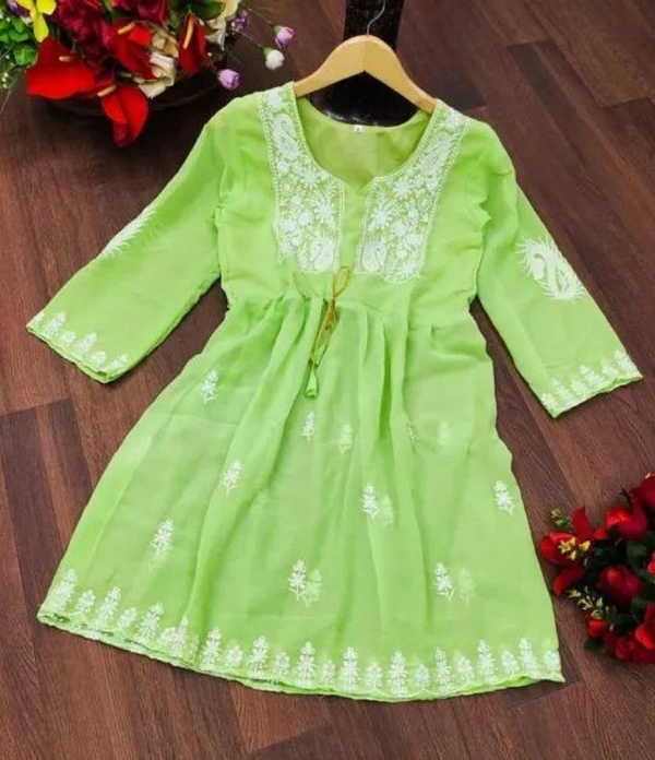 🌟 *Anarkali Top Vol-1⃣* 🌟(am) - M, Mint Green