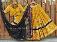 *ALC 007*❤️PRESENTING NEW DESIGNER PRINTED LAHENGA CHOLI❤️(am) - Yellow