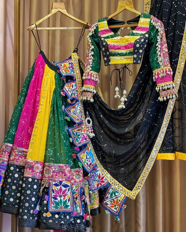 ALC 009*❤️PRESENTING NEW DESIGNER PRINTED LAHENGA CHOLI❤️(am)