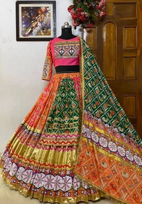 LC 1064❤️PRESENTING NEW DESIGNER PRINTED LAHENGA CHOLI❤️(am)