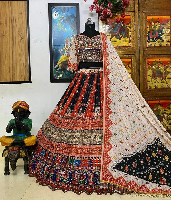 *ALC 025*❤️PRESENTING NEW DESIGNER PRINTED LAHENGA CHOLI❤️(am)