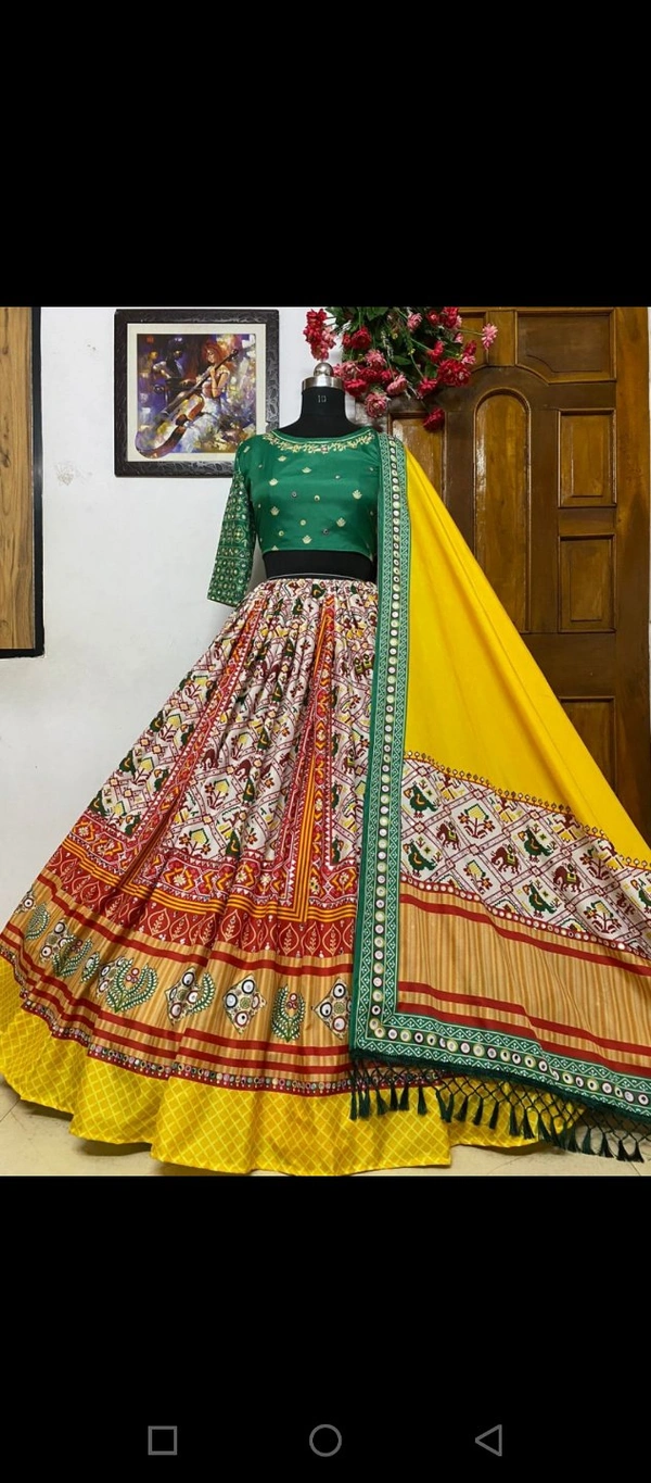 LC 628❤️PRESENTING NEW DESIGNER PRINTED LAHENGA CHOLI❤️(am)