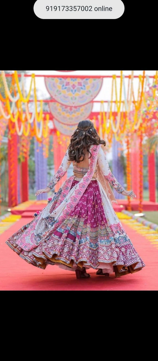 *LC 1042*❤️PRESENTING NEW DESIGNER PRINTED LAHENGA CHOLI❤️(am)