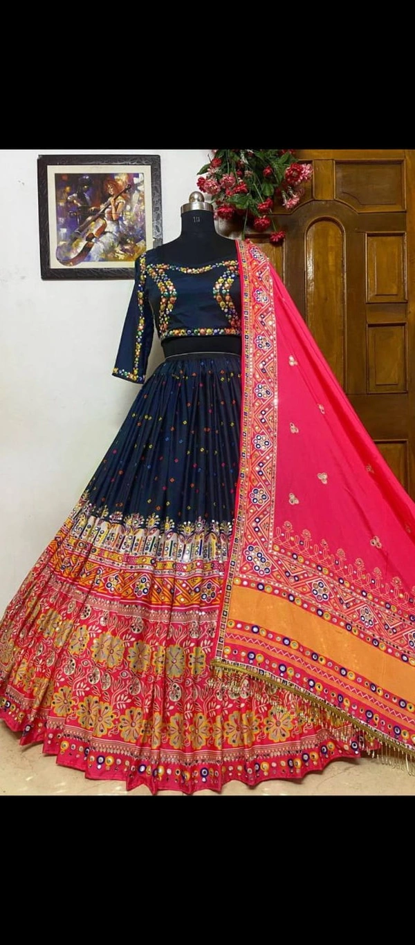 *LC 1096 *❤️PRESENTING NEW DESIGNER PRINTED LAHENGA CHOLI❤️(am)