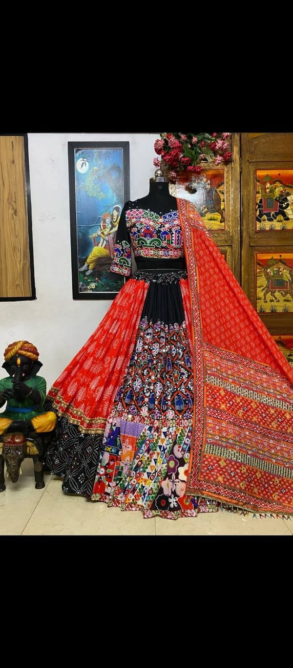 *ALC 027*❤️PRESENTING NEW DESIGNER EMBROIDERED LAHENGA CHOLI❤️(am)