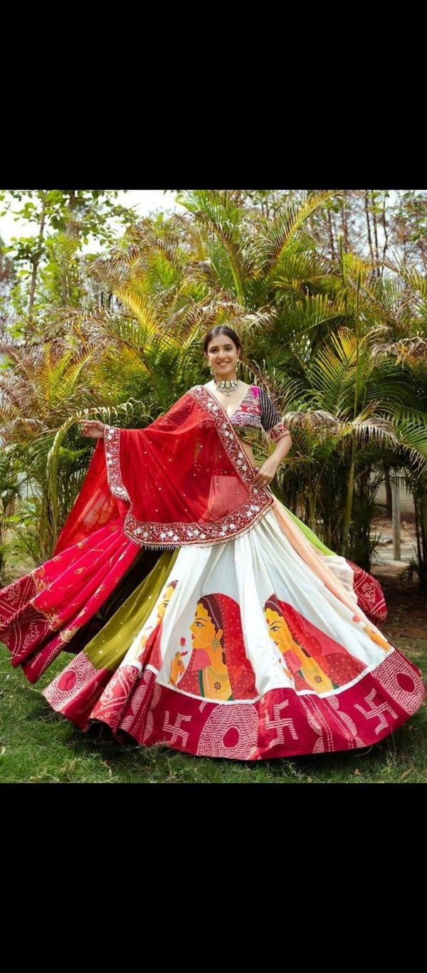 ALC 036*❤️PRESENTING NEW DESIGNER PRINTED LAHENGA CHOLI❤️(am)