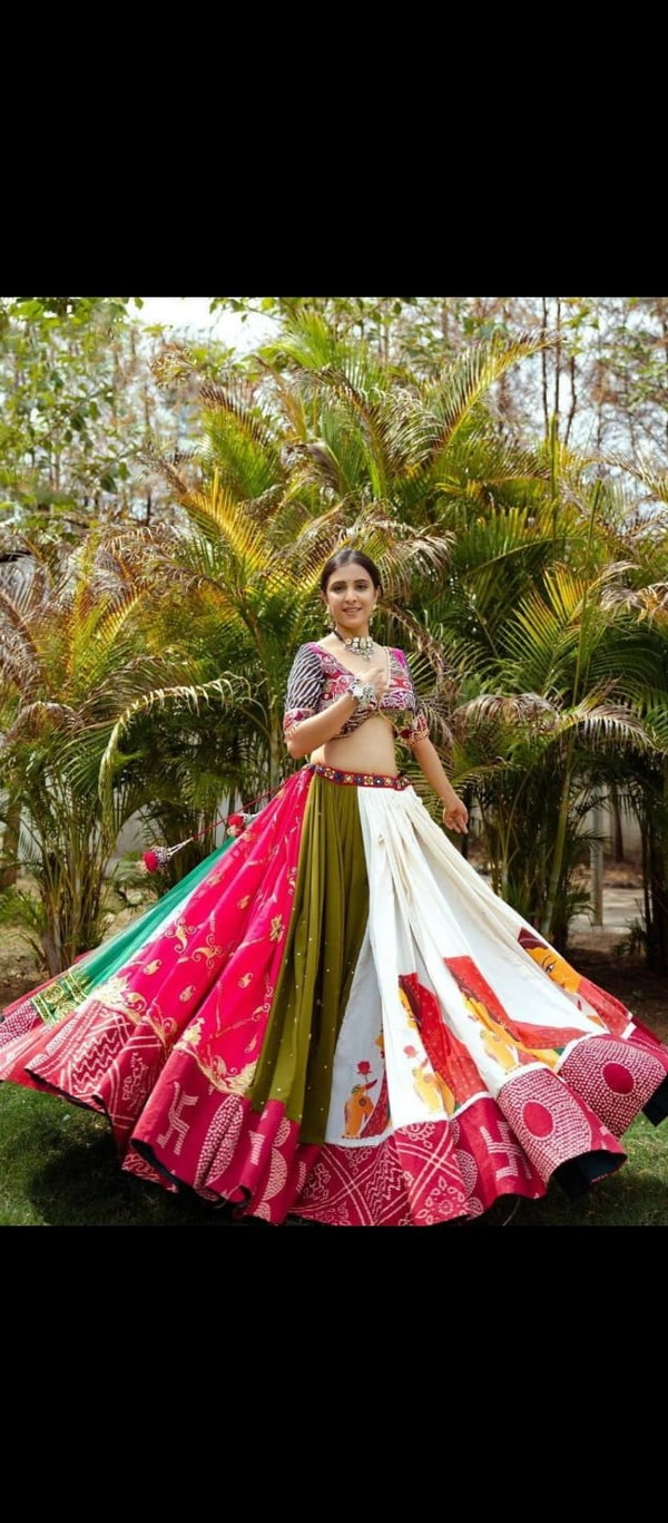 ALC 036*❤️PRESENTING NEW DESIGNER PRINTED LAHENGA CHOLI❤️(am)