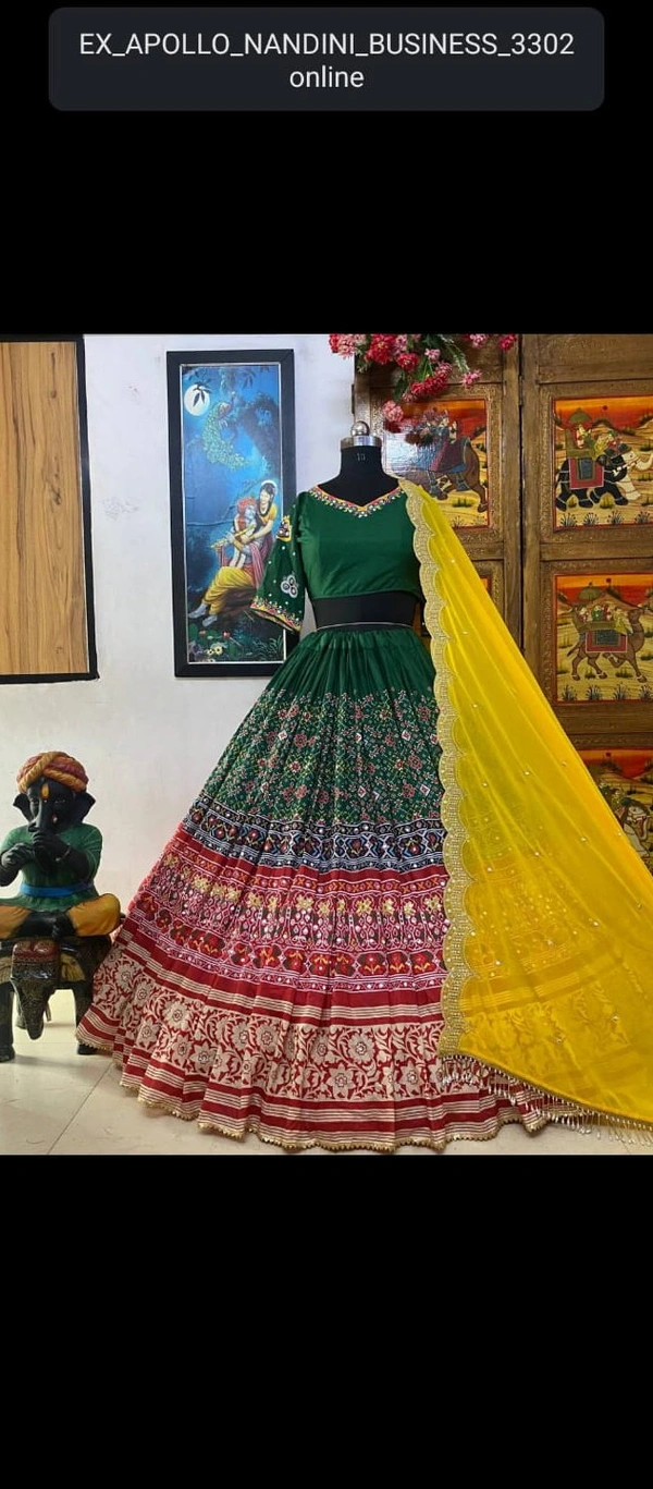 ALC 039*❤️PRESENTING NEW DESIGNER PRINTED LAHENGA CHOLI❤️(am)