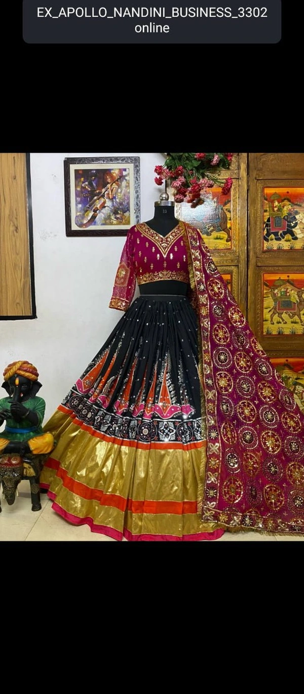 ALC 040*❤️PRESENTING NEW DESIGNER EMBROIDERED LAHENGA CHOLI❤️(am)
