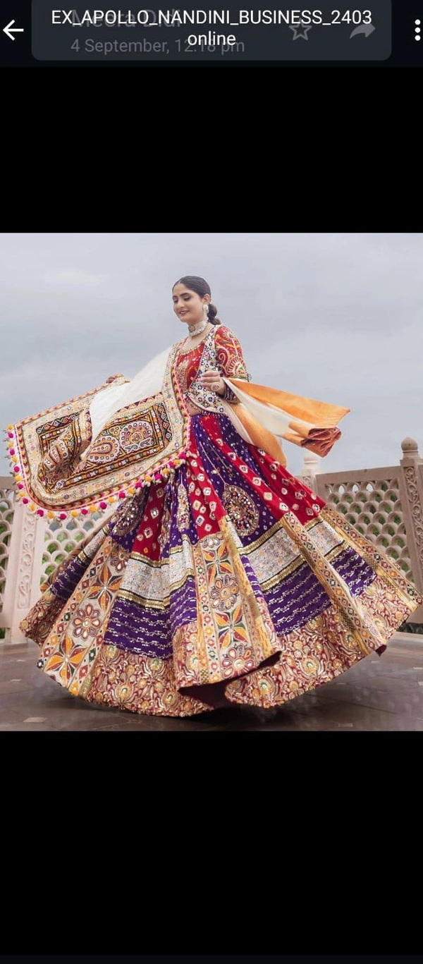 ALC 042*❤️PRESENTING NEW DESIGNER PRINTED LAHENGA CHOLI❤️(am)