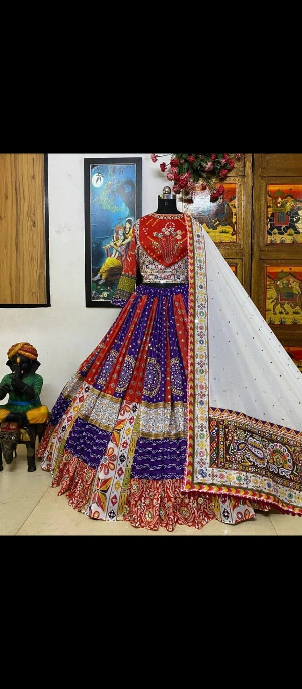 ALC 042*❤️PRESENTING NEW DESIGNER PRINTED LAHENGA CHOLI❤️(am)