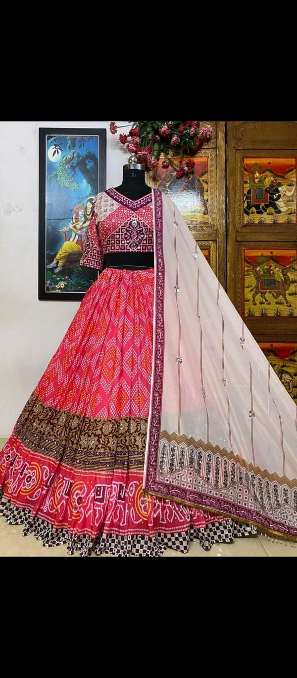 ALC 043*❤️PRESENTING NEW DESIGNER PRINTED LAHENGA CHOLI❤️(am)