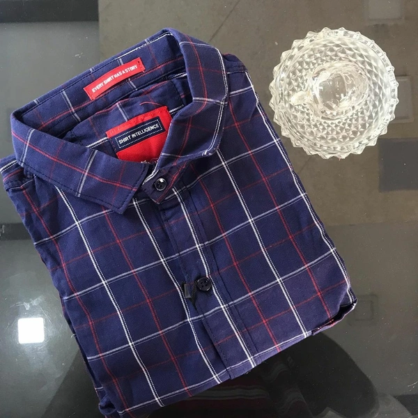 Shirt 7 -11 - l, blue cheeks 
