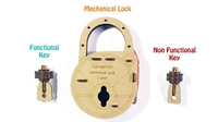 Funvention |DIY Mechanical Lock with Key - Build Working Lock Yourself - STEM Learning Utility Kit - Brown, 60+, Yes, No, Engineered Wood, 27 x 19 x 4 cm, Funvention, 250 grams, Shipping Charges will be added during checkout. Order will be shipped within 2-4 working days. Delivery time may vary due to COVID-19 , rainy season and delivery location. TrackingID will be provided to check the real time status of delivery. For any further queries related to order, Kindly send what's app to PieceofPassion Custo