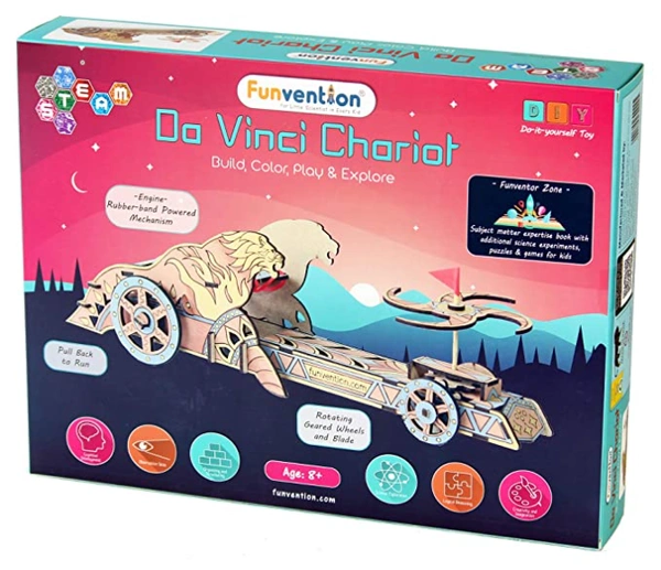 Funvention | for Little Scientist in Every Kid DIY Mechanical Model - Science Educational Wooden Toy for Bahubali Fans - Multi, Yes, No, Engineered MDF Wood, 35 x 11.99 x 15.01 cm, Funvention, 800 grams, Shipping Charges will be added during checkout. Order will be shipped within 2-4 working days. Delivery time may vary due to COVID-19 , rainy season and delivery location. TrackingID will be provided to check the real time status of delivery. For any further queries related to order, Kindly send what's a