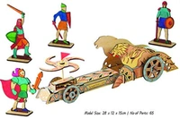 Funvention | for Little Scientist in Every Kid DIY Mechanical Model - Science Educational Wooden Toy for Bahubali Fans - Multi, Yes, No, Engineered MDF Wood, 35 x 11.99 x 15.01 cm, Funvention, 800 grams, Shipping Charges will be added during checkout. Order will be shipped within 2-4 working days. Delivery time may vary due to COVID-19 , rainy season and delivery location. TrackingID will be provided to check the real time status of delivery. For any further queries related to order, Kindly send what's a