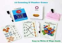 Funvention | Educational Game 123 Numbers Write and Wipe Activity Writing & Counting Practice Cards Learning Games, Pen Control for Children 3-6 Years - Multi, Yes, No, Plastic Sheets, 27 x 19 x 4 cm, Funvention, 300 grams, Shipping Charges will be added during checkout. Order will be shipped within 2-4 working days. Delivery time may vary due to COVID-19 , rainy season and delivery location. TrackingID will be provided to check the real time status of delivery. For any further queries related to order,
