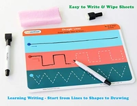 Funvention | Educational Game 123 Numbers Write and Wipe Activity Writing & Counting Practice Cards Learning Games, Pen Control for Children 3-6 Years - Multi, Yes, No, Plastic Sheets, 27 x 19 x 4 cm, Funvention, 300 grams, Shipping Charges will be added during checkout. Order will be shipped within 2-4 working days. Delivery time may vary due to COVID-19 , rainy season and delivery location. TrackingID will be provided to check the real time status of delivery. For any further queries related to order,