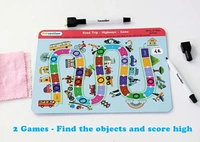 Funvention | for Little Scientist in Every Kid Educational Game Road Trip: Write and Wipe Activity Sheets -Observational Educational Game on The go - Yes, No, Plastic Flash Sheets, 27 x 19 x 4 cm, Funvention, 250 grams, Shipping Charges will be added during checkout. Order will be shipped within 2-4 working days. Delivery time may vary due to COVID-19 , rainy season and delivery location. TrackingID will be provided to check the real time status of delivery. For any further queries related to order, Kind