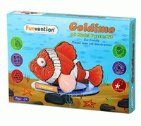 Funvention | Goldimo 3D Model Puzzle Kit - DIY 3D Puzzle for Kids - Educational Toys - Red Orange, 26, Yes, No, Paper, Cardboard, 26.2 x 18.6 x 5.5 cm, Funvention, 200 grams, Shipping Charges will be added during checkout. Order will be shipped within 2-4 working days. Delivery time may vary due to COVID-19 , rainy season and delivery location. TrackingID will be provided to check the real time status of delivery. For any further queries related to order, Kindly send what's app to PieceofPassion Customer