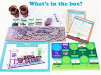 Funvention | Garden Drip Irrigation Kit DIY Science Educational Toy, STEM Learning Kit, Birthday Gifts - Multi, Yes, No, High Quality Engineered Wood, Paper, Coir Pot, Seeds & Soil Coin, 40 x 15 x 20 cm, Funvention, 800 grams, Shipping Charges will be added during checkout. Order will be shipped within 2-4 working days. Delivery time may vary due to COVID-19 , rainy season and delivery location. TrackingID will be provided to check the real time status of delivery. For any further queries related to orde
