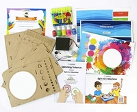 Funvention | for Little Scientist in Every Kid Spin Art Machine, DIY, STEM Learning Kit, Educational Toy, Art, Colouring, Painting Build and Play Kit for Kids and Grown up - mULTI, Yes, 1 9V batteries required., Engineered MDF Wood, Paper Cardboard, 26 x 18 x 8 cm, Funvention, 850 grams, Shipping Charges will be added during checkout. Order will be shipped within 2-4 working days. Delivery time may vary due to COVID-19 , rainy season and delivery location. TrackingID will be provided to check the real ti