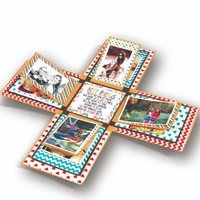 Toykraft | Explosion Box - Scrap Book Making - Multi, Yes, No, Printed Cards, Papers, Toykraft, 300 grams, Shipping Charges will be added during checkout. Order will be shipped within 2-4 working days. Delivery time may vary due to COVID-19 , rainy season and delivery location. TrackingID will be provided to check the real time status of delivery. For any further queries related to order, Kindly send what's app to PieceofPassion Customer Care at +918883355326 , Refund accepted ONLY if the BOX is NOT open