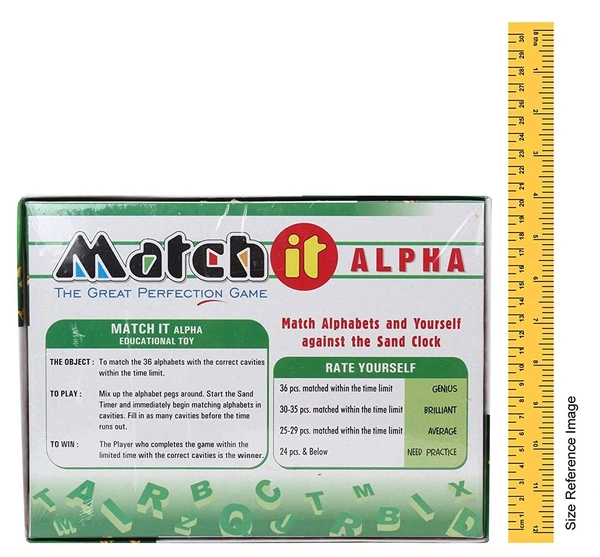 Virgo Toys | Match It Alpha Numero - No, No, Plastic, 49.7 x 23.1 x 9.2 cm, Virgo, 250 grams, Boys and Girls, 3+ Years
