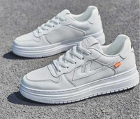 White Sneakers For Men's - White, 9