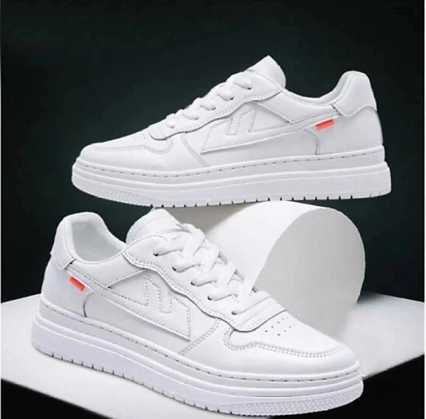 White Sneakers For Men's - White, 10