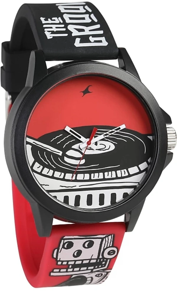 Fastrack Analog Watch - For Men - Red