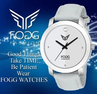 Fogg White Unique Analog Watch - White